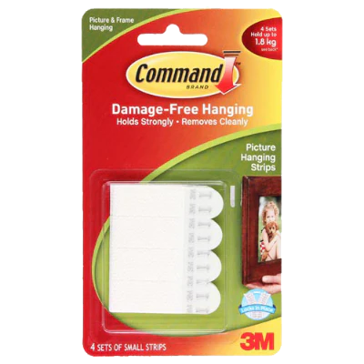 3M Command Picture Hanging Strips 8pk