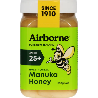 Airborne Multifloral Manuka Honey MGO25+ 500g