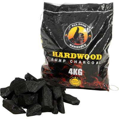 All Good BBQ Hardwood Lump Charcoal 4kg