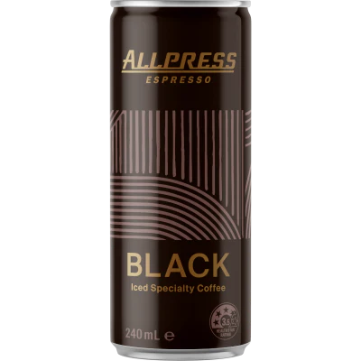Allpress Espresso Black Iced Specialty Coffee RTD 240ml