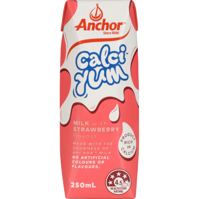 Anchor Calci-Yum Strawberry Flavour Milk 250ml