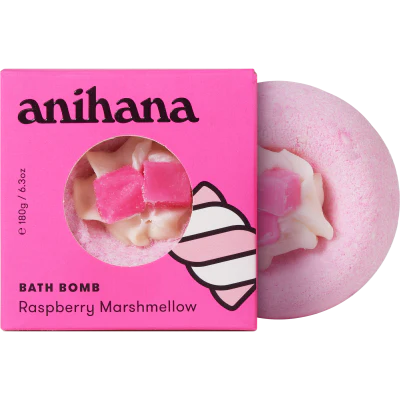 Anihana Raspberry Marshmellow Bath Bomb 180g