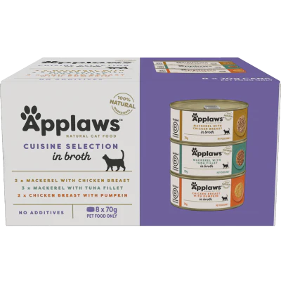 Applaws Cuisine Selection In Broth Wet Cat Food 8 x 70g