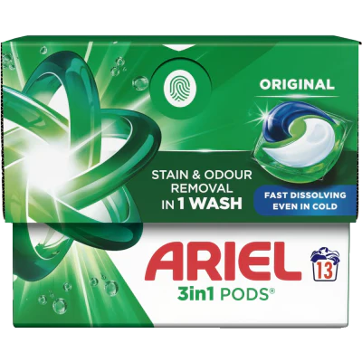 Ariel Original 3 In 1 Laundry Pods 13pk