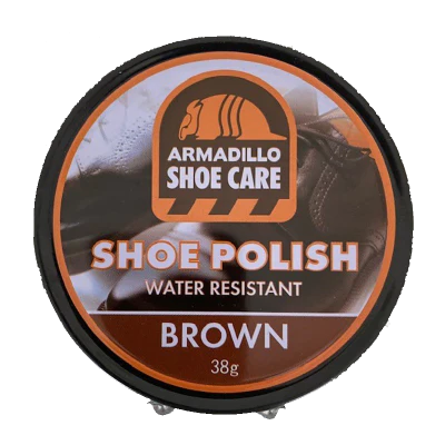 Armadillo Brown Shoe Polish 38g