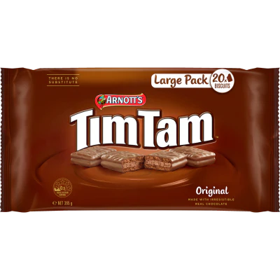 Arnott's Tim Tam Original Large Pack Chocolate Biscuits 365g