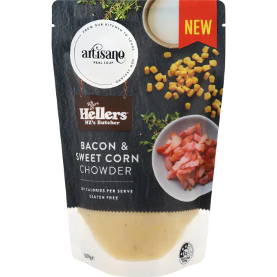 Artisano Bacon & Sweet Corn Chowder 500g