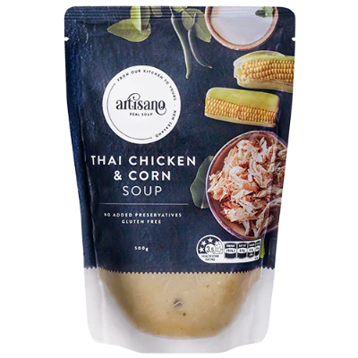 Artisano Thai Chicken & Corn Soup 500g