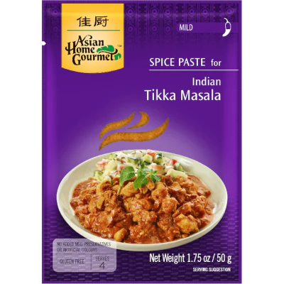 Asian Home Gourmet Indian Tikka Masala Mild Spice Paste 50g