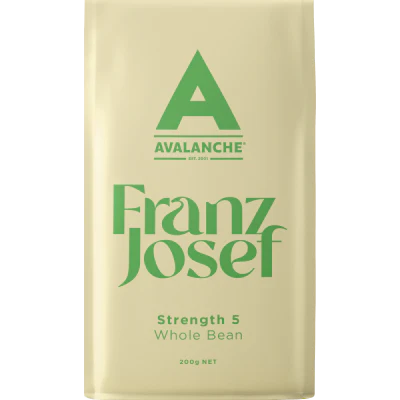 Avalanche Franz Josef Strength 5 Whole Bean Coffee 200g