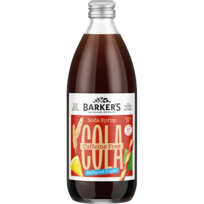 Barker's Caffeine Free Cola Soda Syrup 500ml