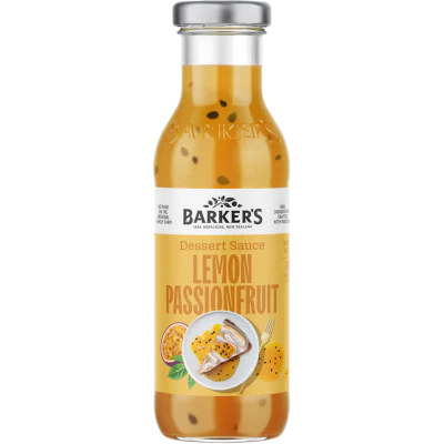 Barker's Lemon Passionfruit Dessert Sauce 345g