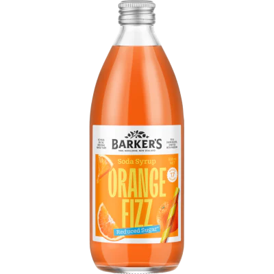 Barker's Orange Fizz Soda Syrup 500ml