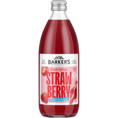 Barker's Strawberry Fruit Syrup 500ml