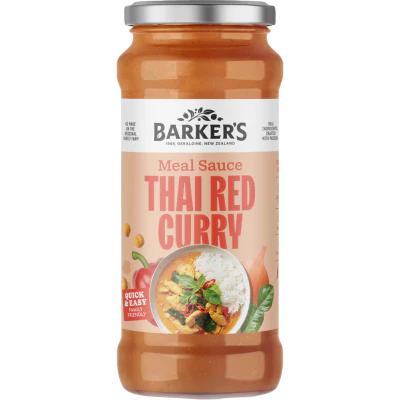 Barker's Thai Red Curry Meal Sauce 500g