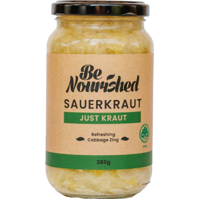 Be Nourished Just Kraut Sauerkraut 380g