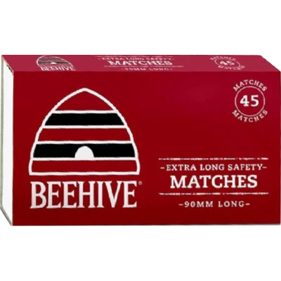 Beehive Extra Long Safety Matches 45pk