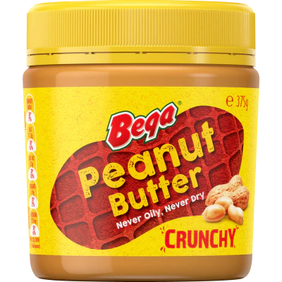 Bega Crunchy Peanut Butter 375g