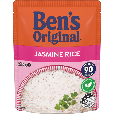 Ben's Original Jasmine Rice Microwave Pouch 250g