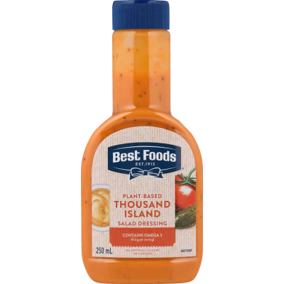 Best Foods Plant-Based Thousand Island Salad Dressing 250ml