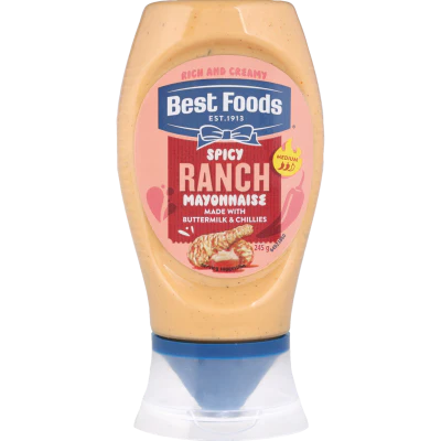 Best Foods Spicy Ranch Mayonnaise 245g
