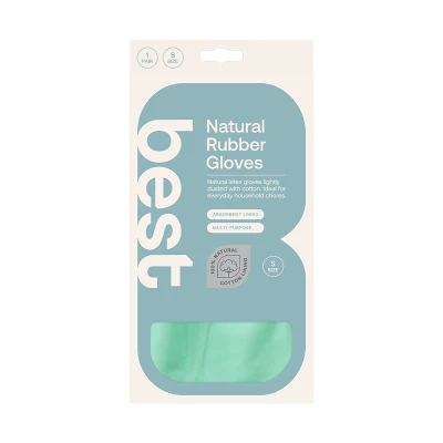 Best Natural Rubber Gloves Small 1pk