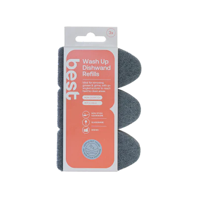 Best Wash Up Dishwand Refills 3pk