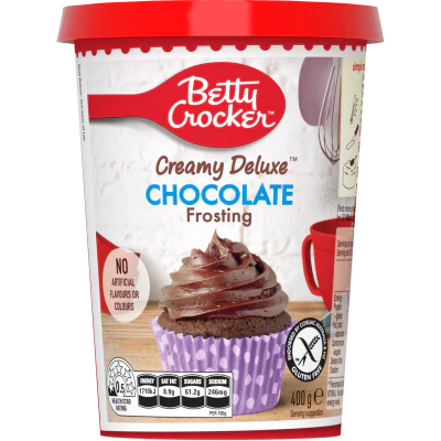 Betty Crocker Creamy Deluxe Chocolate Frosting 400g
