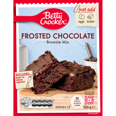Betty Crocker Frosted Chocolate Brownie Mix 500g