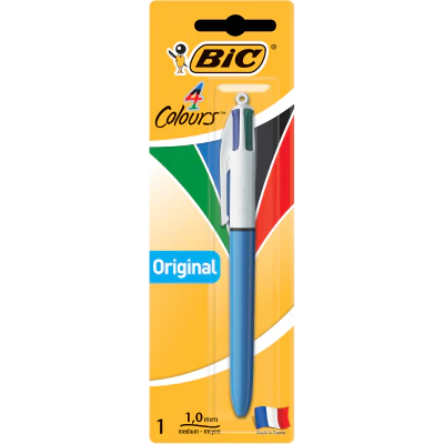 Bic 4 Colour Medium Ballpoint Pen 1pk