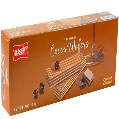 Bissin Premium Cocoa Wafers 100g