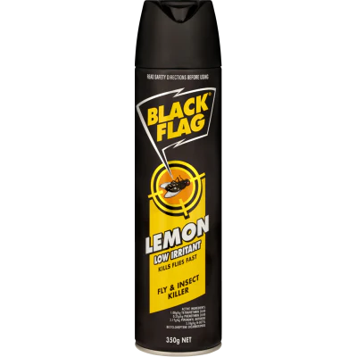 Black Flag Low Irritant Lemon Fly & Insect Killer 350g