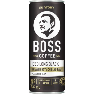 Boss Iced Long Black Coffee 237ml