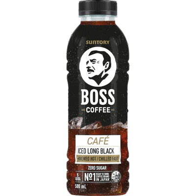 Boss Iced Long Black Coffee Rtd 500ml