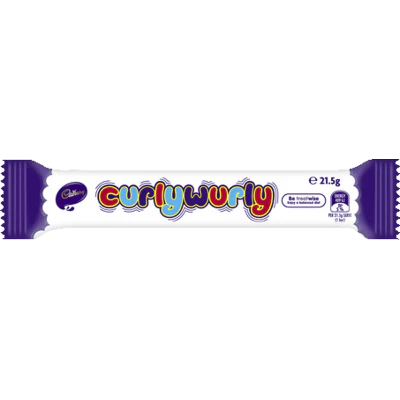 Cadbury Curlywurly Chocolate Bar 21.5g