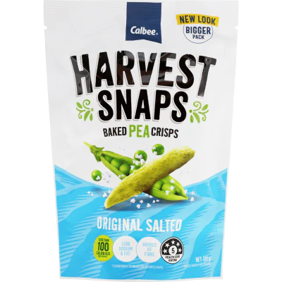 Calbee Original Salted Baked Pea Crisps 120g