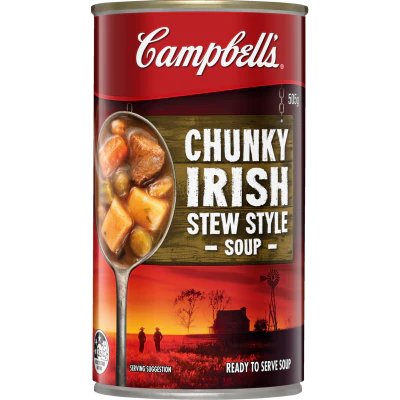 Campbell's Chunky Irish Stew Style Soup 505g