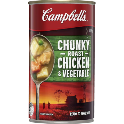 Campbell's Chunky Roast Chicken & Vegetable Soup 505g