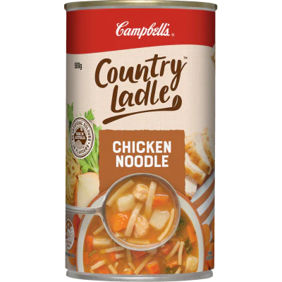 Campbell's Country Ladle Chicken Noodle Soup 500g