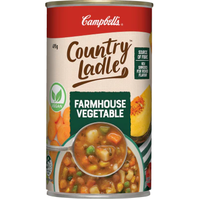 Campbell's Country Ladle Farmhouse Vegetable Soup 495g