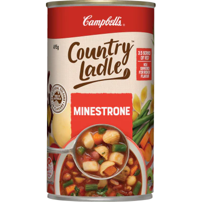 Campbell's Country Ladle Minestrone Soup 495g