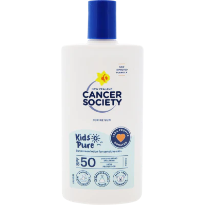 Cancer Society Kids Pure SPF50 Low Irritant Sun Lotion 400ml