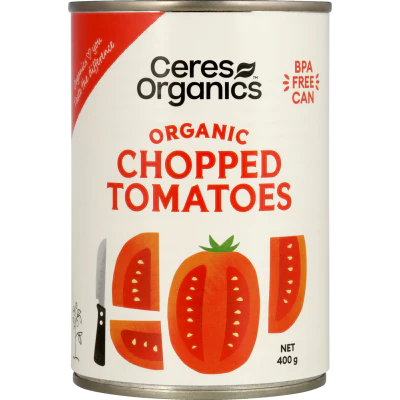 Ceres Organics Organic Chopped Tomatoes 400g