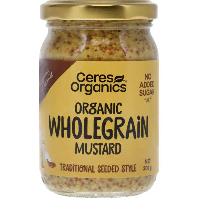 Ceres Organics Organic Wholegrain Mustard 200g