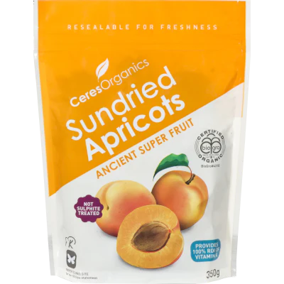 Ceres Organics Sundried Apricots 350g