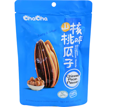 Cha Cha Chinese Pecan Flavour Roasted Sunflower Seeds 108g