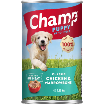 Champ Classic Chicken & Marrowbone Puppy Food 1.15kg