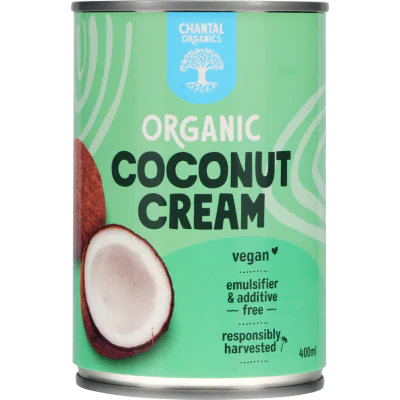 Chantal Organics Organic Coconut Cream 400ml