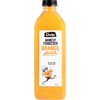 Charlie's Honest Squeezed Orange Juice 1.5l