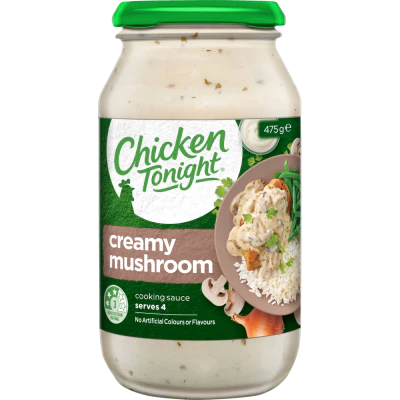 Chicken Tonight Creamy Mushroom Cooking Sauce 475g